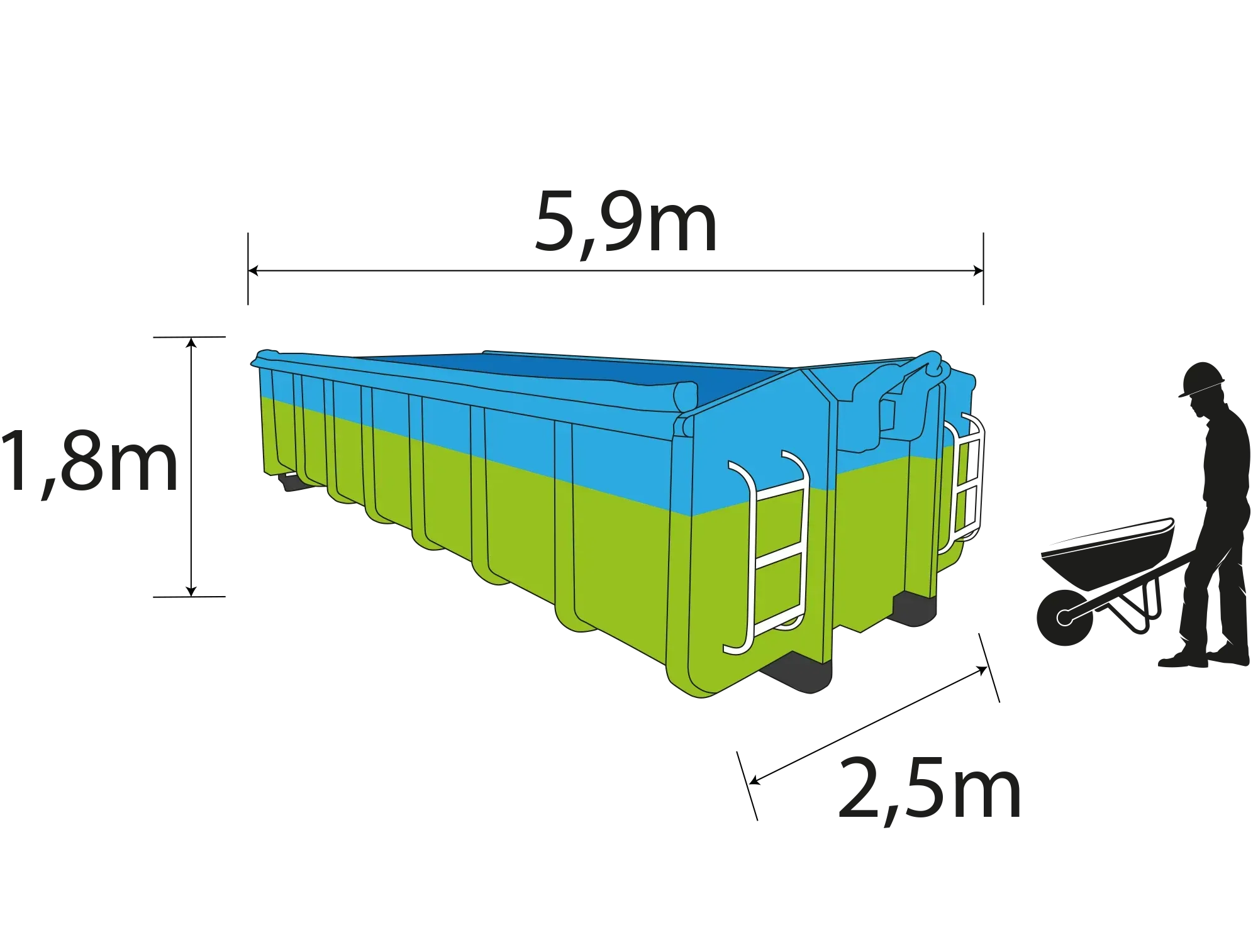 Container - 12 m³ Container offen
