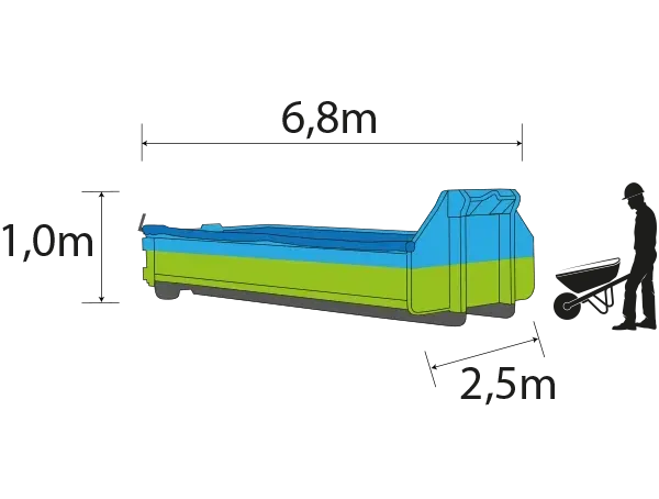 Container - 10 m³ Container offen