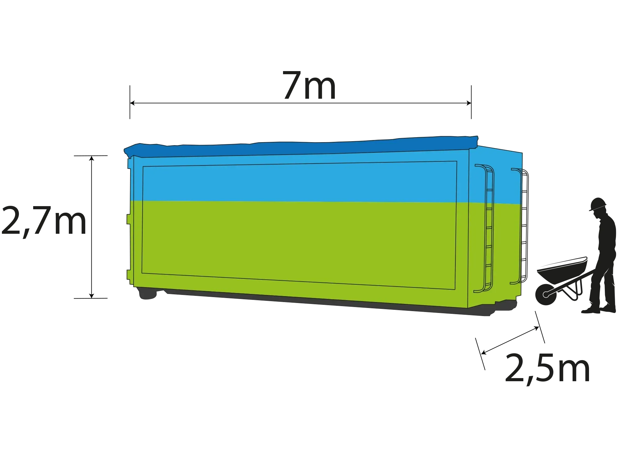 Container - 37m³ Container offen