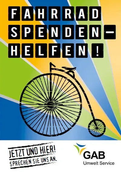 Fahrrad spenden – Helfen!