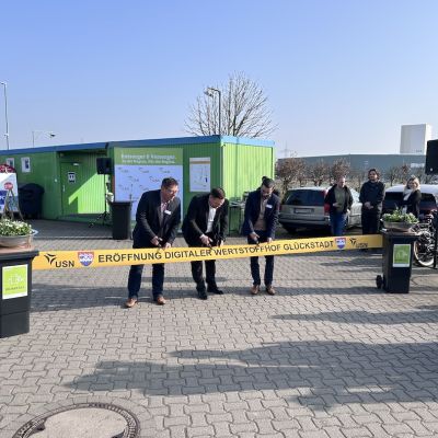 Digitale Wertstoffhöfe im Kreis Steinburg feierlich eröffnet