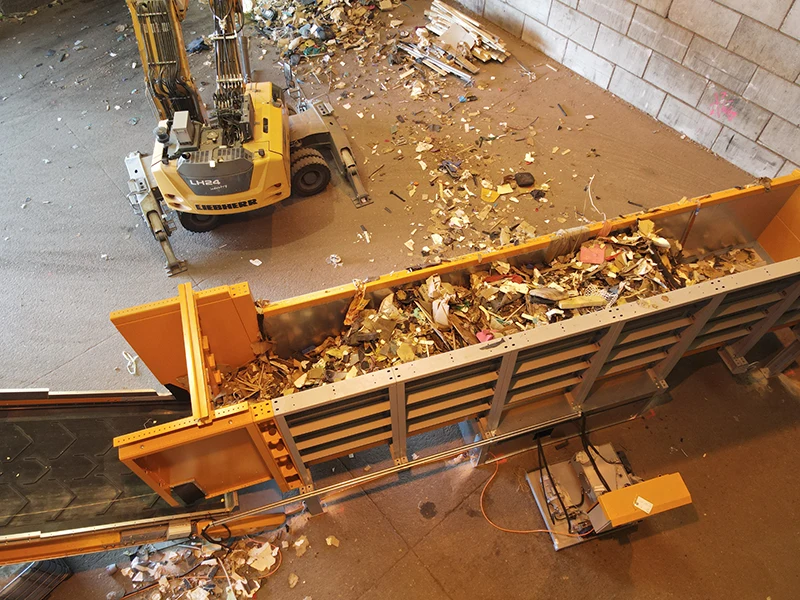 Gewerbemüllsortieranlage